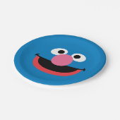 Grover Face Art Papieren Bordje (Gekanteld)