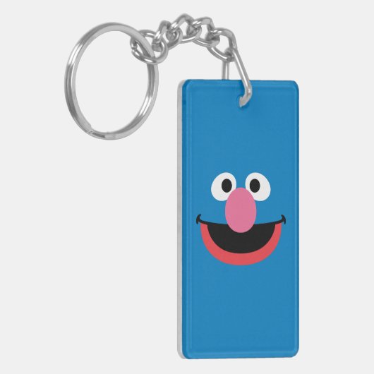 Grover Face Art Sleutelhanger (Voorkant Links)