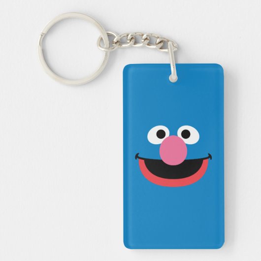 Grover Face Art Sleutelhanger (Voorkant)