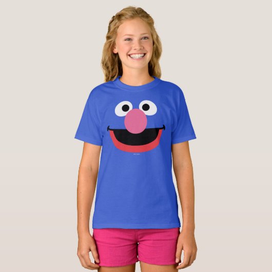 Grover Face Art T-shirt (Voorkant volledig)