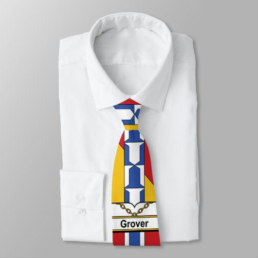 Grover Family Crest Stropdas (Gebonden)