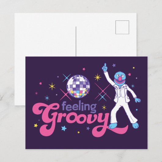 Grover | Feeling Groovy Briefkaart (Voorkant / Achterkant)