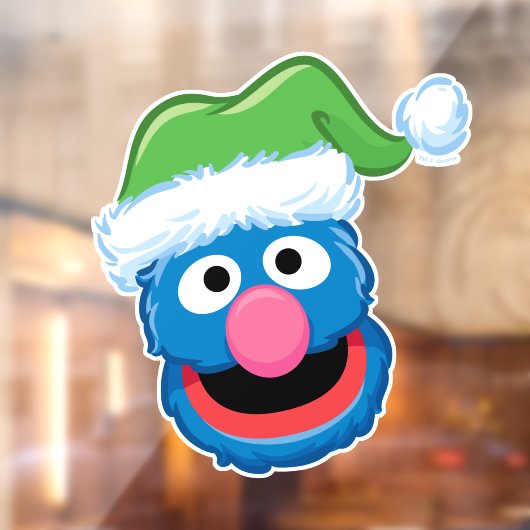 Grover First Kerstfeestdag Raamsticker (Vel 2)