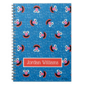 Grover Furry Face Pattern Notitieboek (Voorkant)