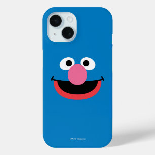 Grover Gezichts Kunst iPhone 15 Case