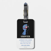 Grover Half Bagagelabel (Achterkant verticaal)