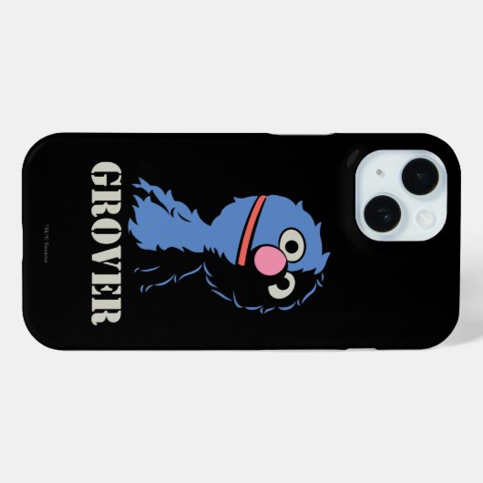 Grover Half Case-Mate iPhone Case (Achterkant (horizontaal))