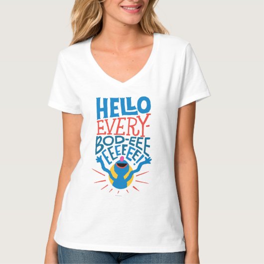 Grover Hallo T-shirt (Voorkant)