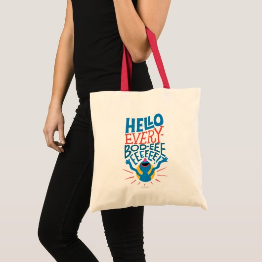 Grover Hallo Tote Bag (Voorkant (product))