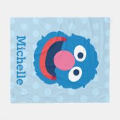 Grover Head | Jouw namen toevoegen Fleece Deken (Voorkant (Horizontaal))