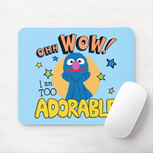 Grover | Ik ben ook schattig Muismat (Met muis)