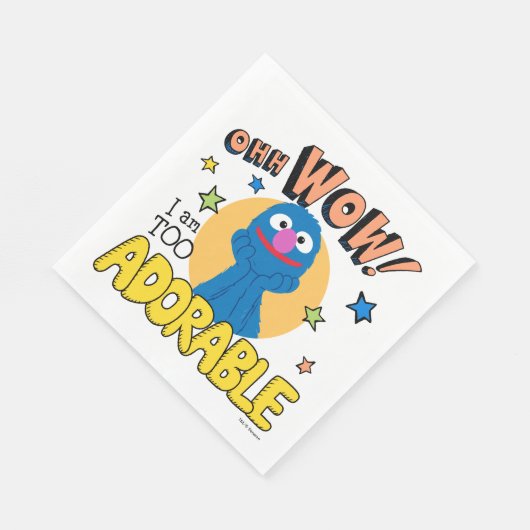 Grover | Ik ben te Schattig Servet (Hoek)