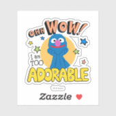 Grover | Ik ben te Schattig Sticker (Vel)