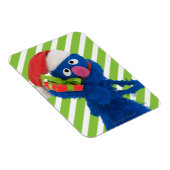 Grover met een Kerstmanhoed Magneet (Rechterzijde)