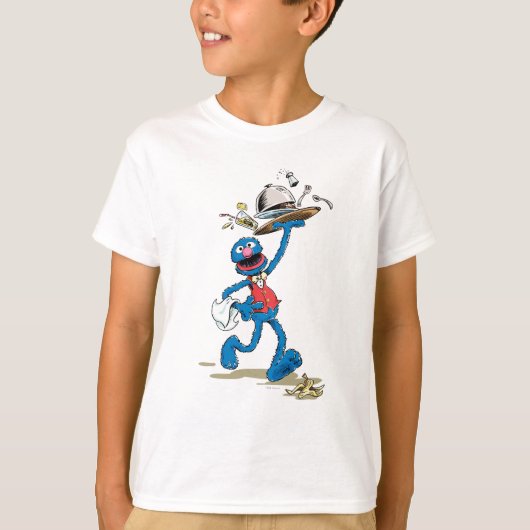 Grover the Waiter T-shirt (Voorkant)