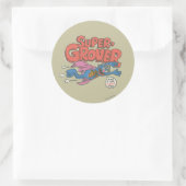 Grover Vintage Kids 1 Ronde Sticker (Tas)