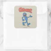 Grover Vintage Kids 2 Vierkante Sticker (Tas)