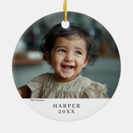 Grover Winter Hat Keramisch Ornament (Achterkant)