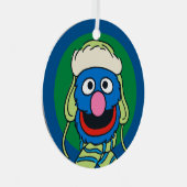 Grover Winter Hat Metalen Ornament (Voorkant Rechts)