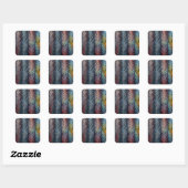 Groverallman Guitar Pick Vierkante Sticker (Vel)