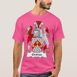 Groves Coat of Arms Family Crest  T-shirt