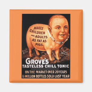 Groves Tonic maakt kinderen en volwassenen vet als Magneet