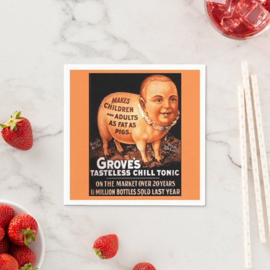 Groves Tonic maakt kinderen en volwassenen vet als Servetten (Insitu)