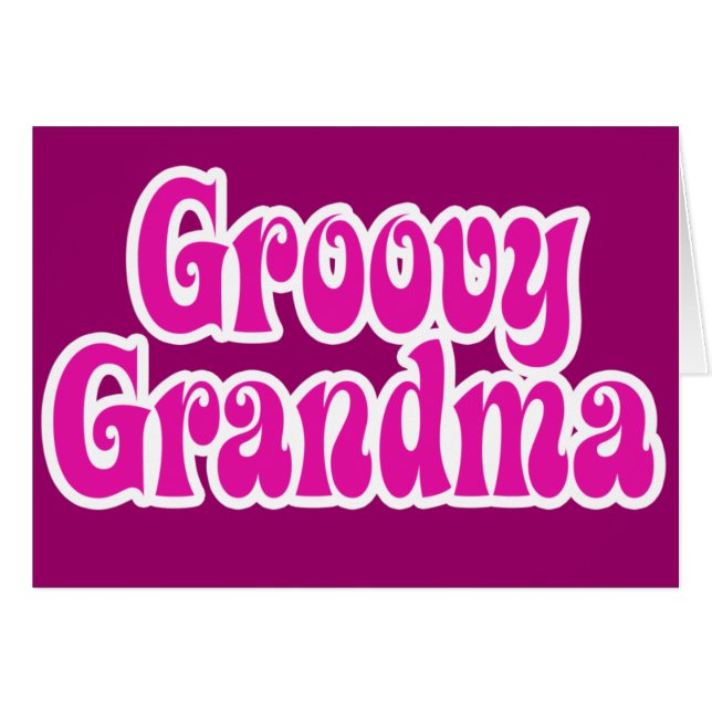 Grovy Grandma (Voorkant Horizontaal)