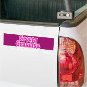 Grovy Grandma Bumpersticker (Op Truck)