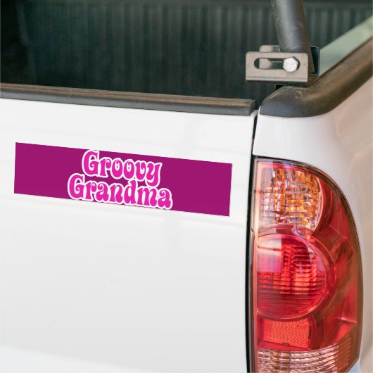 Grovy Grandma Bumpersticker (Op Truck)
