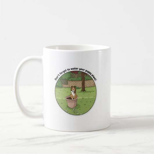 Grow a sheltie mug koffiemok (Links)