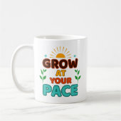 Grow at Your Pace - Mug Koffiemok (Links)