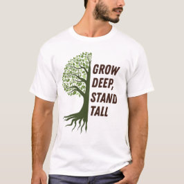Grow Deep Stand Tall T-shirt