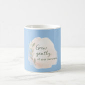 Grow Gently – Minimal Aesthetic Quote Design | Dil Koffiemok (Center)