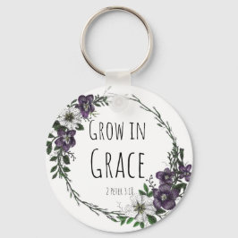 Grow in Grace Keychain