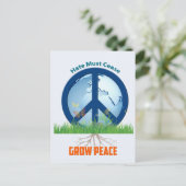 Grow_Peace1.PNG Briefkaart (Staand voorkant)