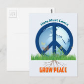 Grow_Peace1.PNG Briefkaart (Voorkant / Achterkant)