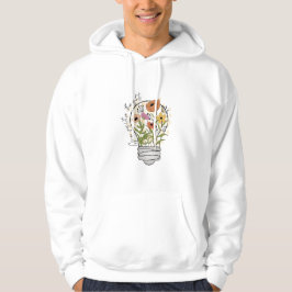 Grow positive thoughts Wildflower Inspirerend Hoodie