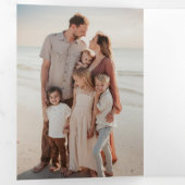 Grow samen de Aangepaste Valentijn van de Foto Drieluik Wenskaart (Binnenzijde eerst)