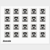 Grow The Mo - Stickers - Hearts Edition (Vel)