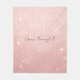 Grow Through it Fleece Deken