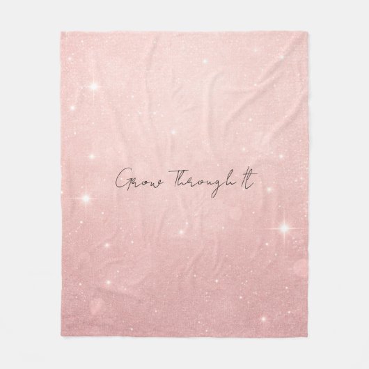 Grow Through it Fleece Deken (Voorkant)