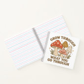 Grow Through It” Mushroom Wellness Journal Notitieboek (Binnen)