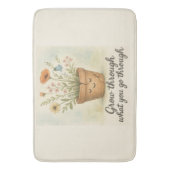 Grow Through What You Go Through Badmat (Voorkant Verticaal)