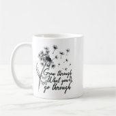 Grow Through What You Go Through Insrational Motiv Koffiemok (Links)