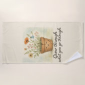 Grow Through What You Go Through Strandlaken (Voorkant)