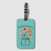 Grow Wild Wees blij: omarm de magische vreugde van Bagagelabel (Voorkant (verticaal))