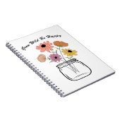 Grow Wild Wees blij: omarm de magische vreugde van Notitieboek (Rechterzijde)