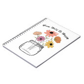 Grow Wild Wees blij: omarm de magische vreugde van Notitieboek (Linkerzijde)