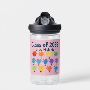Grow With Me Klas Van 2039 T-shirt Handafdruk Aa Waterfles